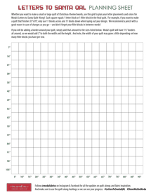 Letters to Santa QAL Planning Sheet