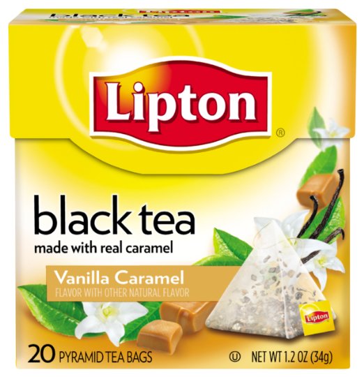 Lipton Black Tea with Caramel