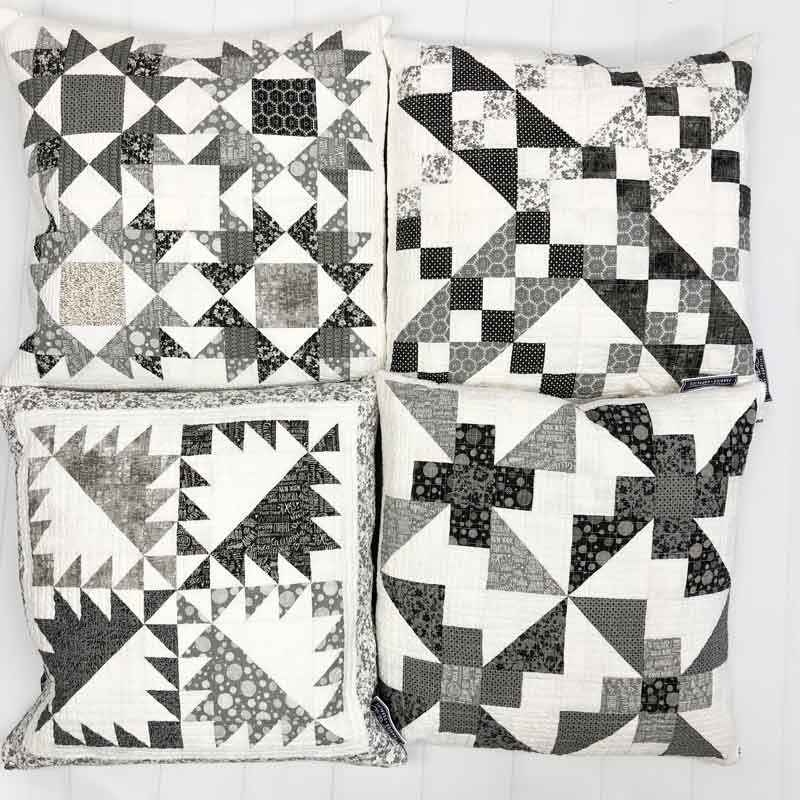 Grey Layer Cake 40-10 Squares Quilting Fabric New combination